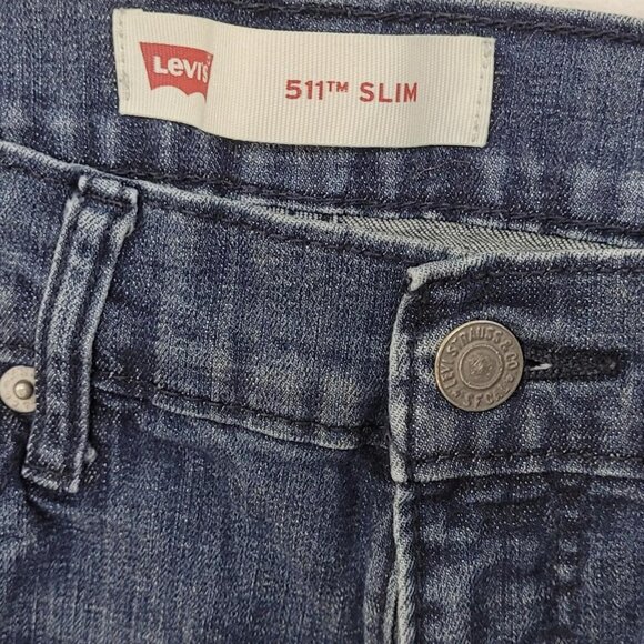 Levi’s 511 Slim Blue Denim Jeans | Women’s Size 20 | Classic Slim Fit - Picture 2 of 6